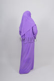 Tenue de Prière Crêpe -Mauve