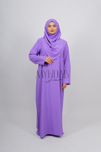 Tenue de Prière Crêpe -Mauve