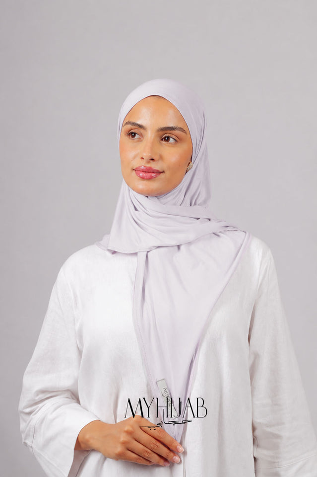 Foular Lycra - Mauve gris