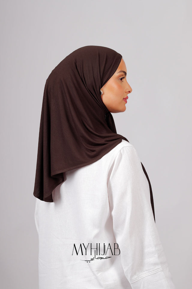 Foular Lycra - Marron foncé