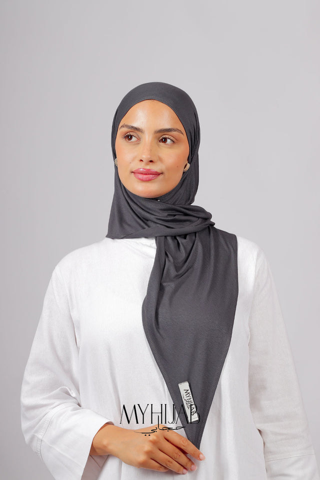 Foular Lycra - Gris foncé