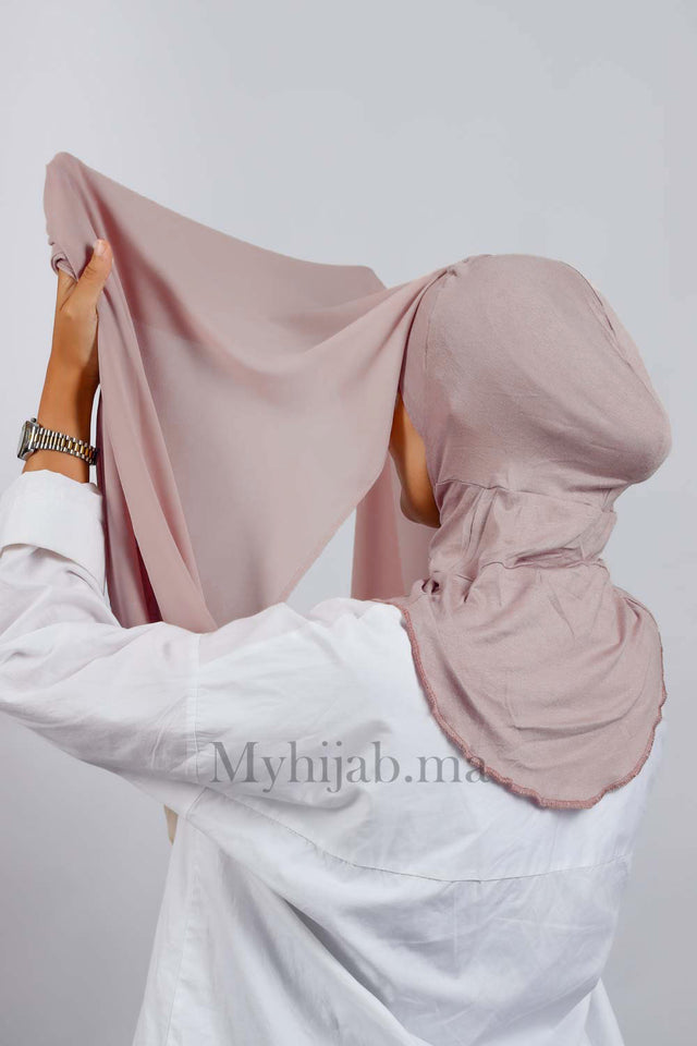 Crepe Bonnet Ninja- Nude Rosé