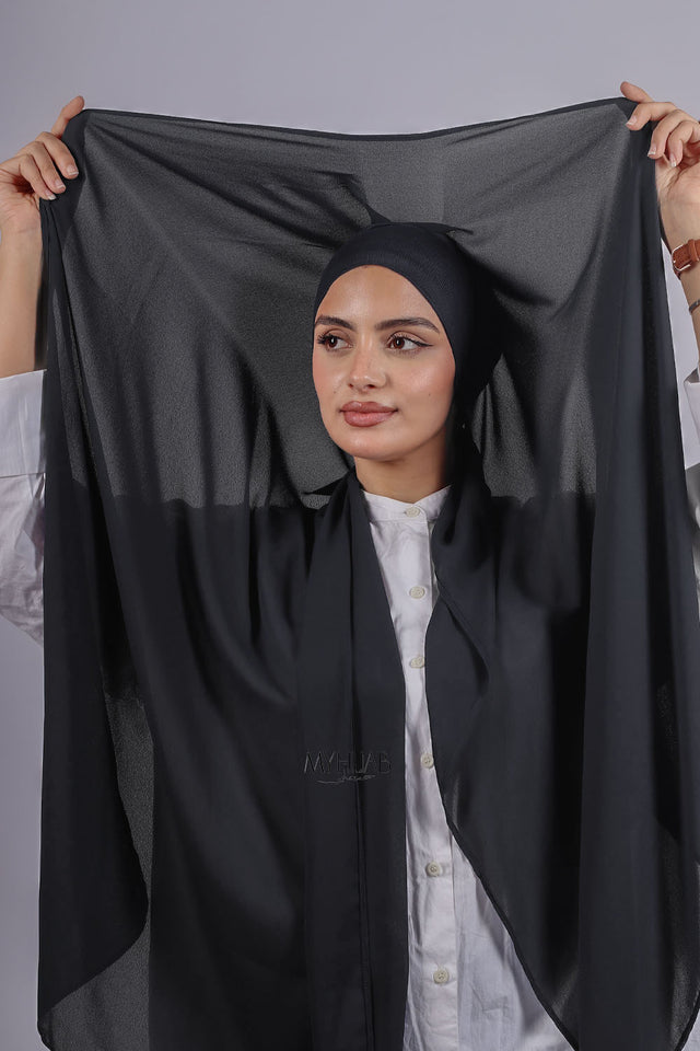Crepe Bonnet Fermé - Gris foncé
