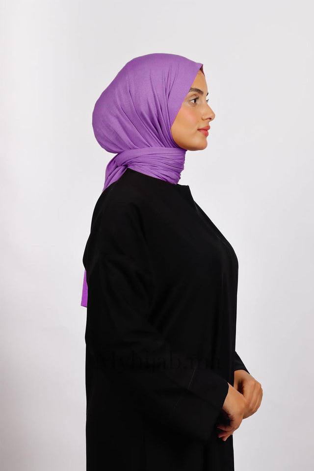 Lycra Coton - violet mauve