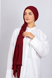 Lycra Bonnet Jasmine - Grenat