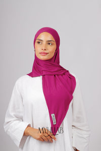 Foular Lycra - Rose indien