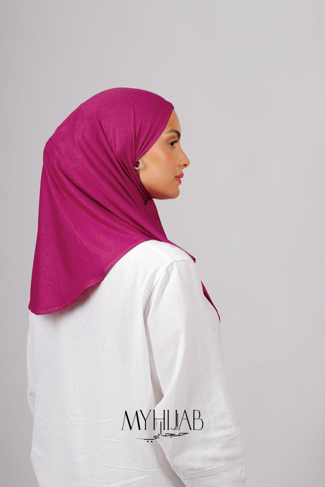 Foular Lycra - Rose indien