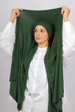 Lycra Bonnet Jasmine - Vert roi foncé
