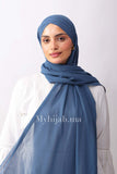 Crepe trois bandes - Bleu jeans