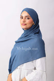 Crepe trois bandes - Bleu jeans