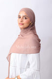 Crepe trois bandes - Marron pink