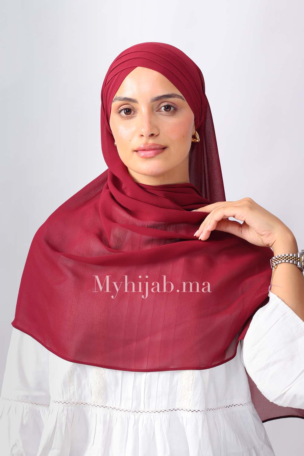 Crepe trois bandes - Bordeau