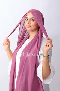 Crepe trois bandes - Dragée violet