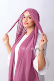 Crepe trois bandes - Dragée violet