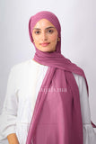 Crepe trois bandes - Dragée violet