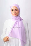 Crepe trois bandes -  Mauve clair