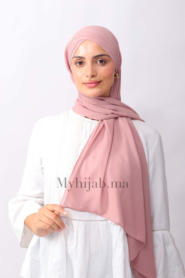 Crepe trois bandes - Rose