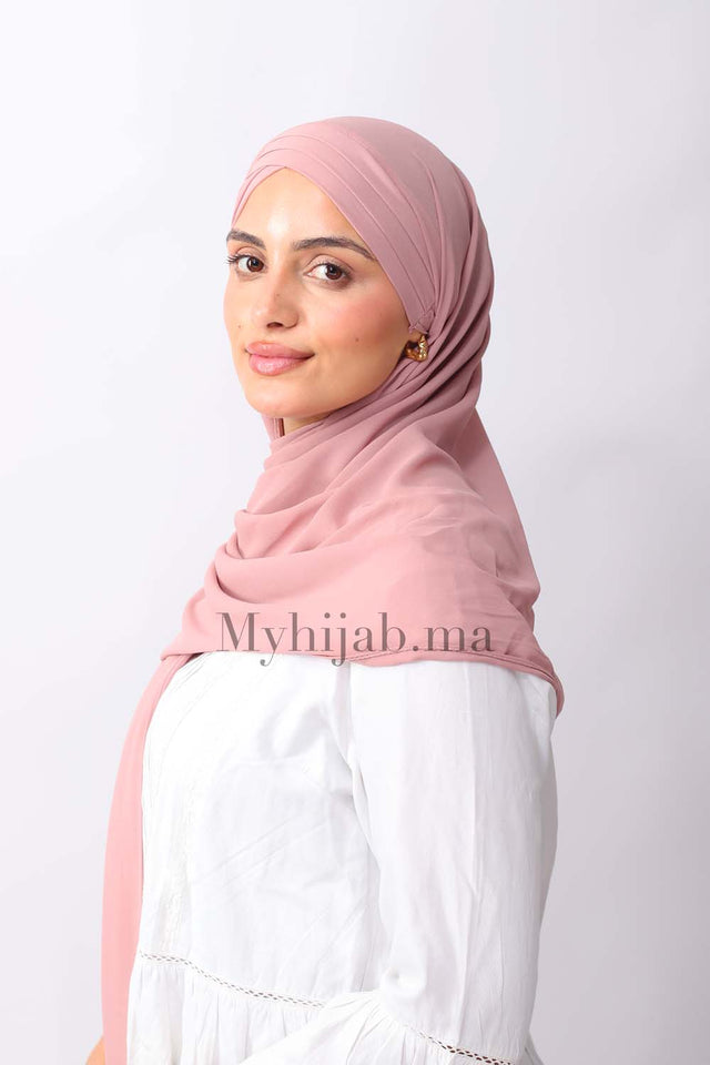 Crepe trois bandes - Rose