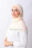 Crepe trois bandes - Beige saumon