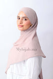 Crepe trois bandes - Beige noeud