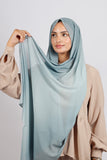 Muslin Dégradé -Bleu Argenté