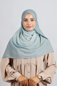 Muslin Dégradé -Bleu Argenté