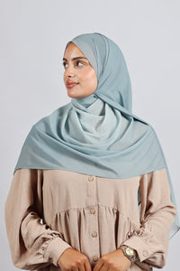 Muslin Dégradé -Bleu Argenté