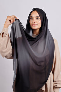 Muslin Dégradé - Gris Onyx
