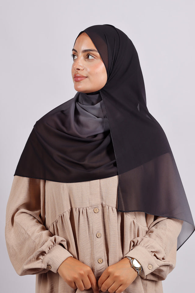 Muslin Dégradé - Gris Onyx