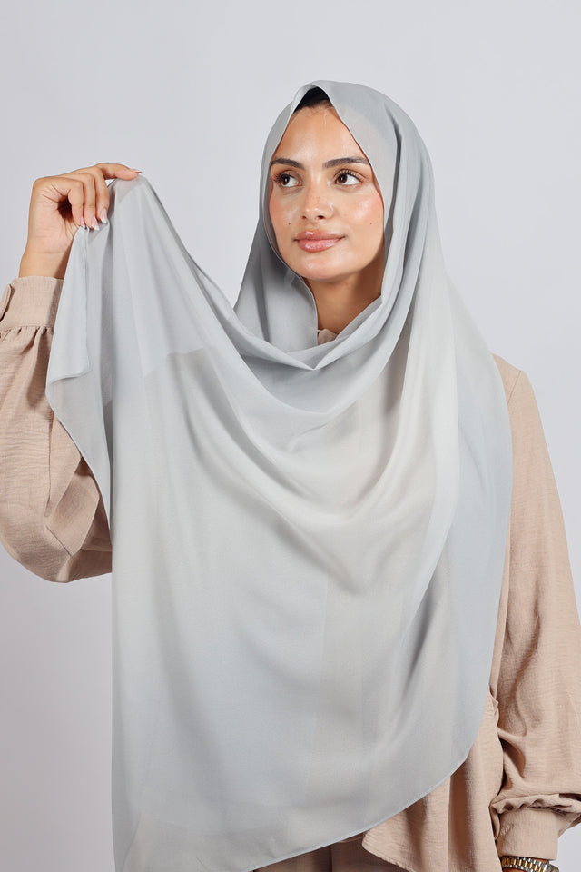 Muslin Dégradé - Gris Perle