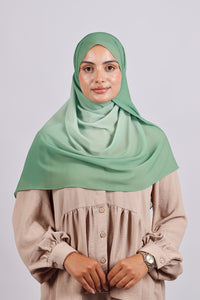 Muslin Dégradé -Vert Émeraude