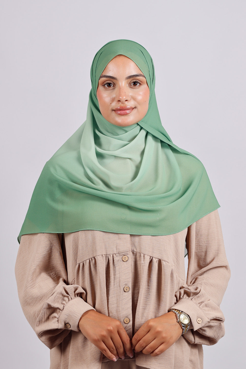 Muslin Dégradé -Vert Émeraude