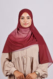 Muslin Dégradé -Bordeaux rosé