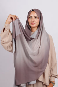 Muslin Dégradé - Smoky Brown