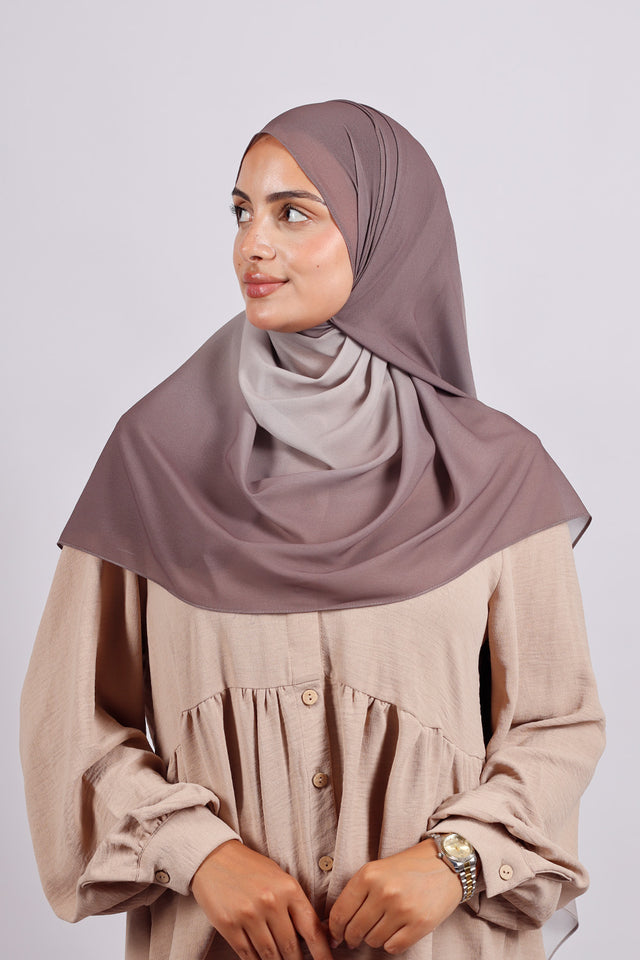 Muslin Dégradé - Smoky Brown