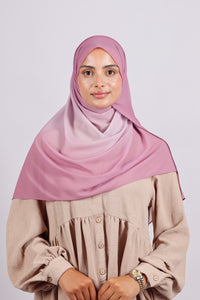 Muslin Dégradé -rose mauve