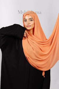 Crepe Bonnet Fermé - Salmon