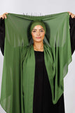 Crepe Bonnet Fermé - Vert militaire