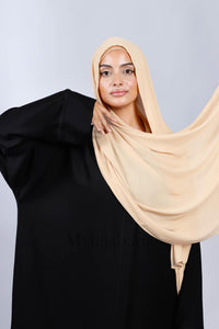 Crepe Bonnet Fermé - Beige saumon
