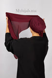 Crepe Bonnet Fermé - Bordeaux