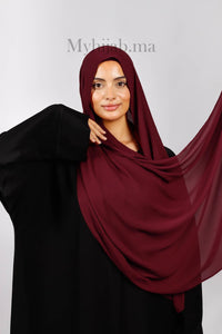Crepe Bonnet Fermé - Bordeaux