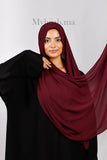 Crepe Bonnet Fermé - Bordeaux