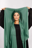 Crepe Bonnet Fermé - Vert Turquoise