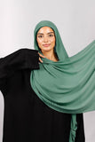 Crepe Bonnet Fermé - Vert Turquoise
