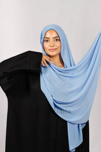 Crepe Bonnet Fermé - Blue pale