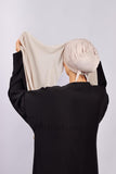 Crepe Bonnet Fermé- Beige milk