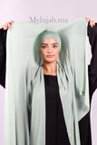 Crepe Bonnet Fermé- vert pastel