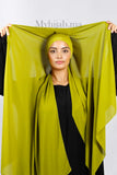 Crepe Bonnet Fermé - Pistache fonce