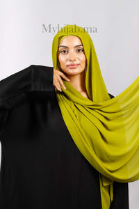 Crepe Bonnet Fermé - Pistache fonce