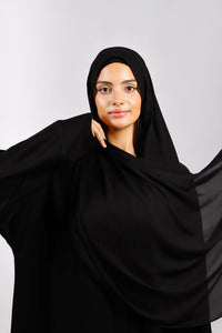 Crepe Bonnet Fermé - Noir